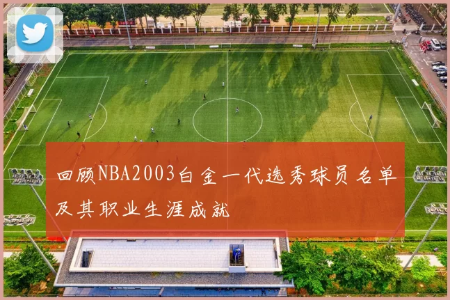 回顾NBA2003白金一代选秀球员名单及其职业生涯成就